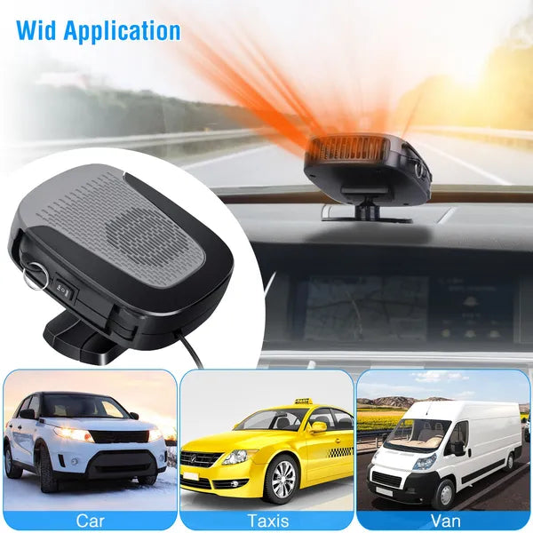12V 150W Portable Car Auto Heater Heating Fan 2 In 1 Defroster Demister Windshield Heater Automotive Cooling Fan
